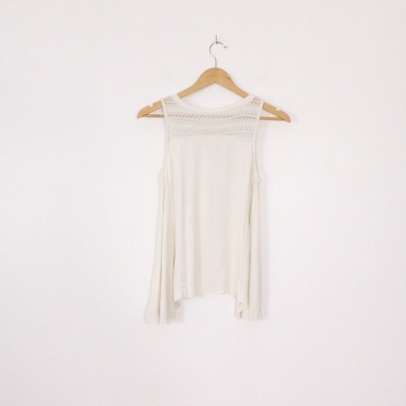 *American Eagle Outfitters White Tank Top - Picture 7 of 7